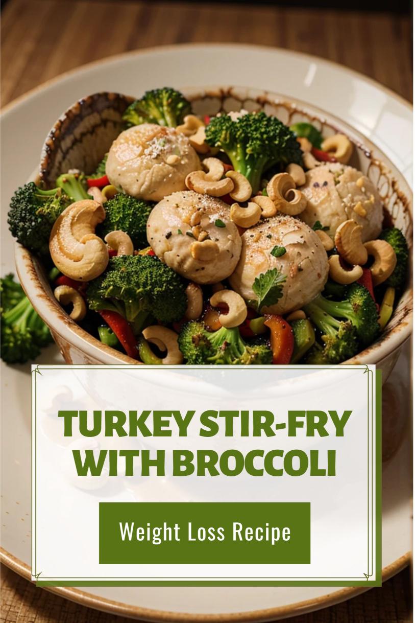 Turkey Stir-Fry with Broccoli and Cashews in a Light Soy Glaze – A Flavorful Weight Loss Recipe