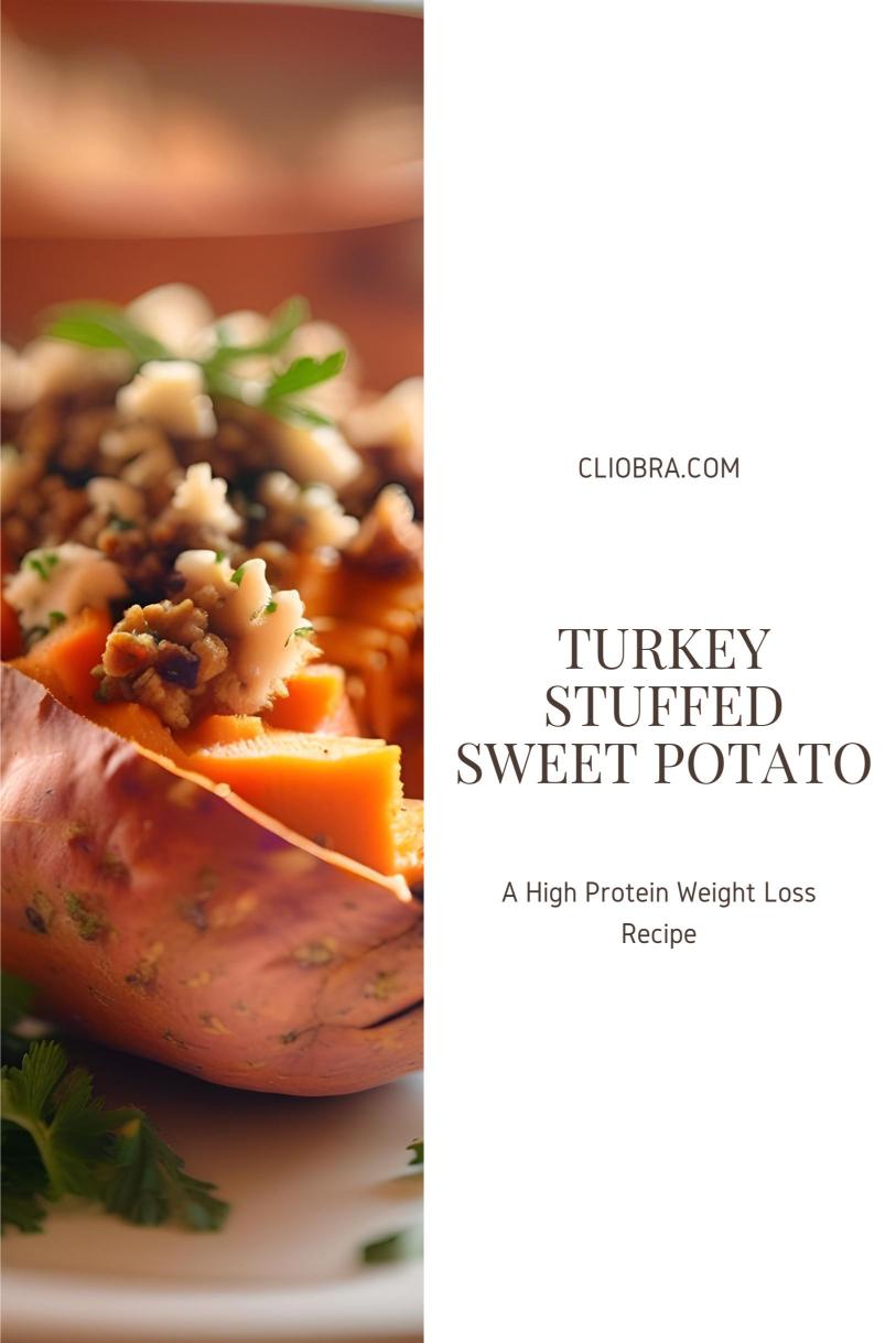 Turkey-Stuffed Sweet Potato with Black Beans and Cilantro – A Low Carb Weight Loss Recipe