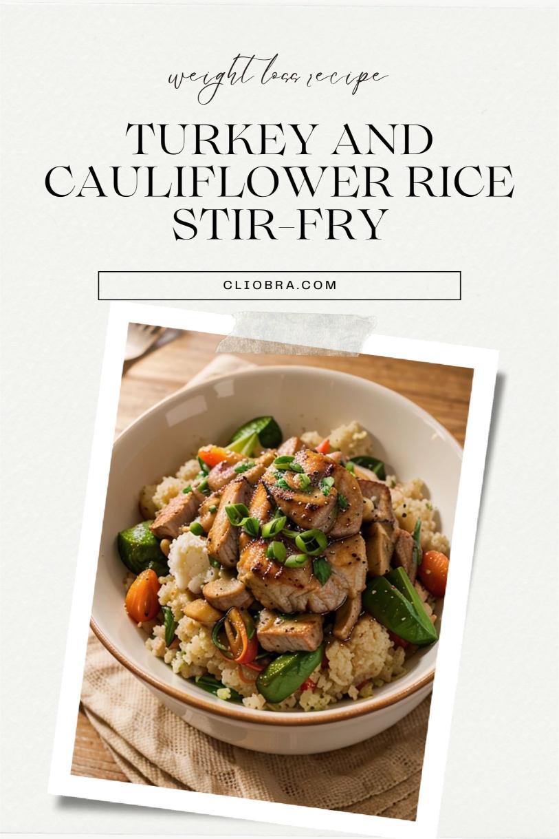 Turkey and Cauliflower Rice Stir-Fry with Turmeric – A Flavorful Weight Loss Recipe