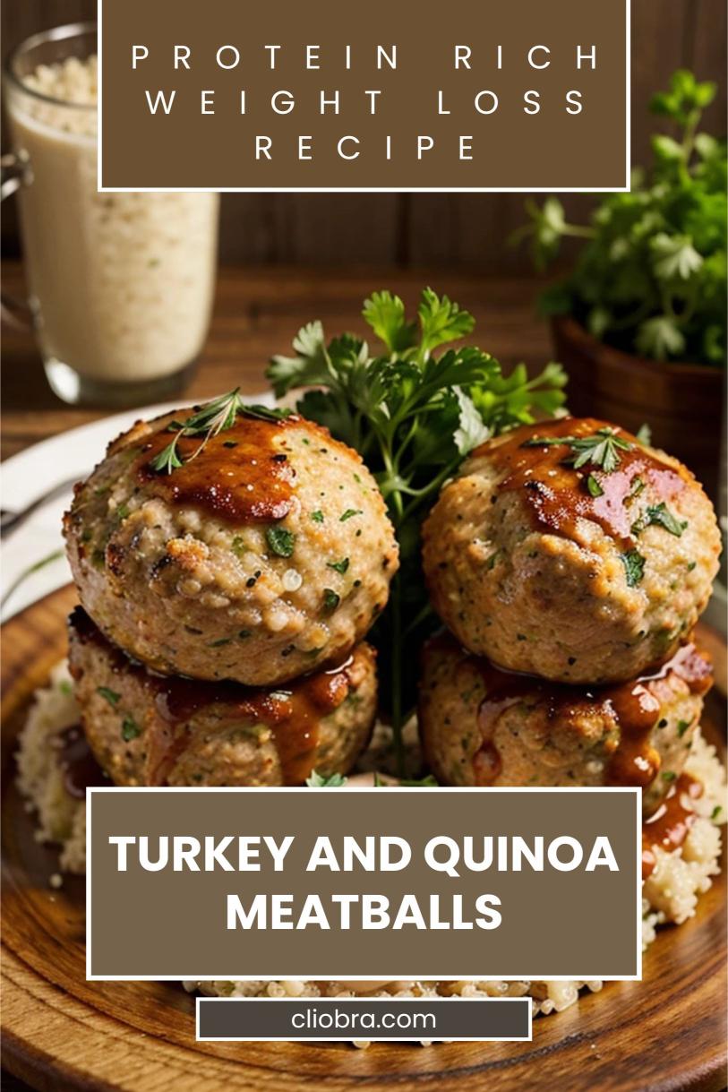 Turkey and Quinoa Meatballs Baked in Marinara Sauce – A Delicious Weight Loss Recipe