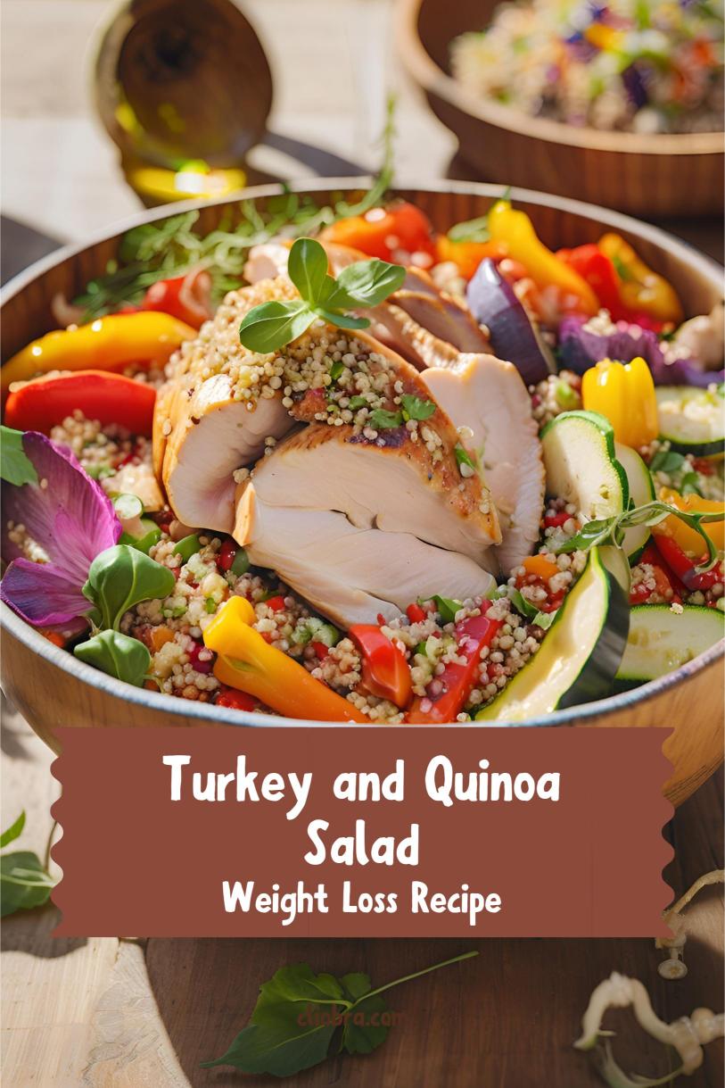 Turkey and Quinoa Salad with Roasted Vegetables and Parsley – A Wholesome Weight Loss Recipe