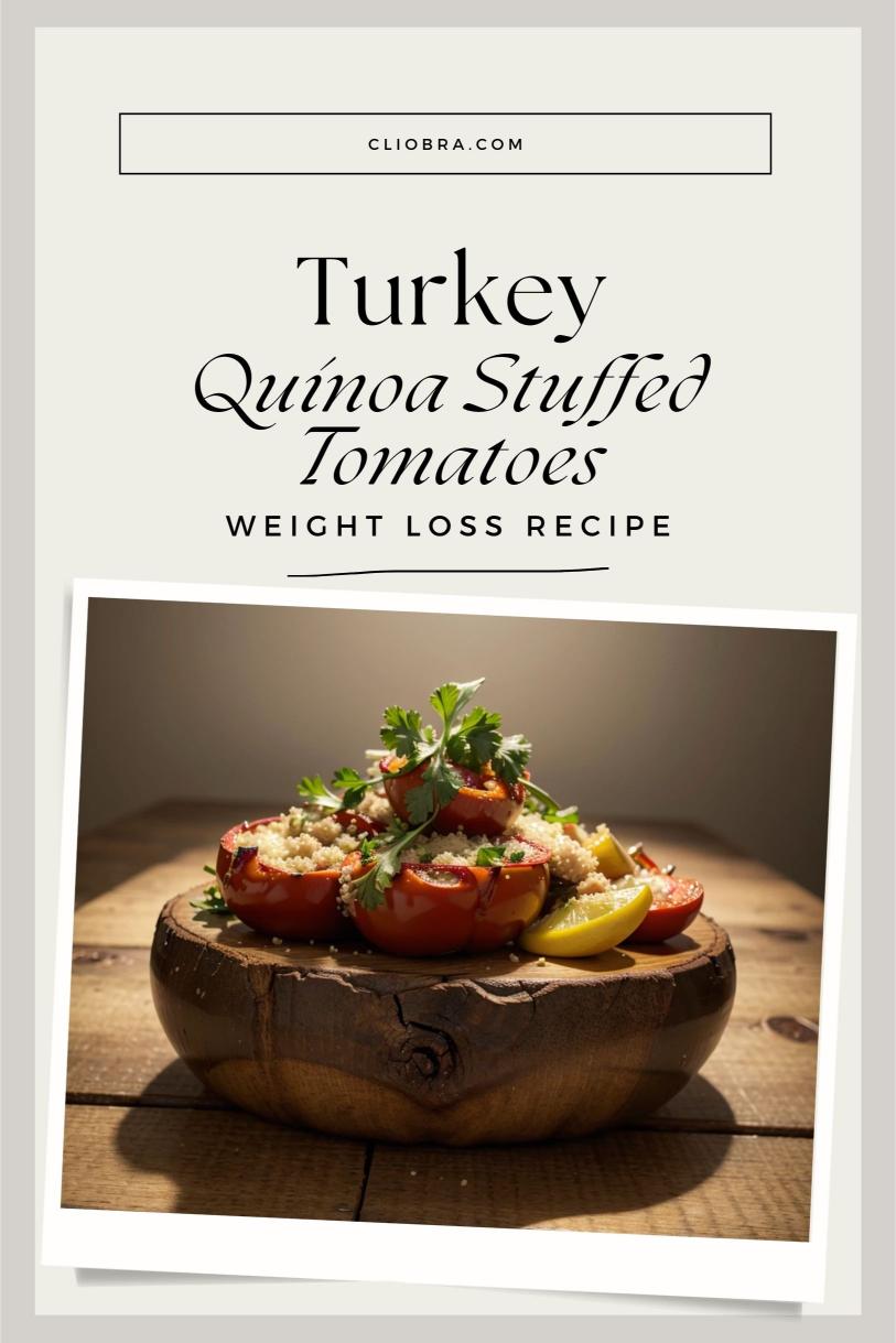 Turkey and Quinoa Stuffed Tomatoes Baked with Herbs – A Wholesome Weight Loss Recipe