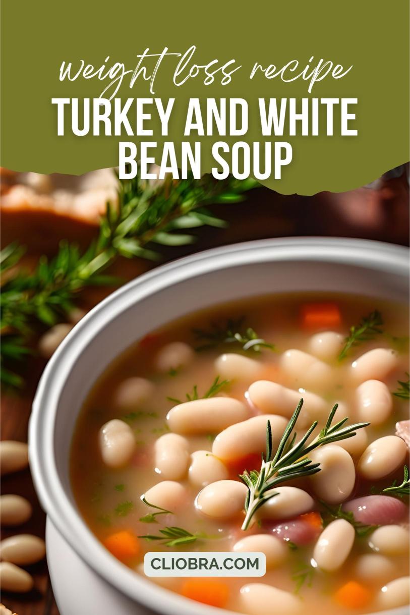 Turkey and White Bean Soup with Thyme and Rosemary – A Hearty Weight Loss Recipe