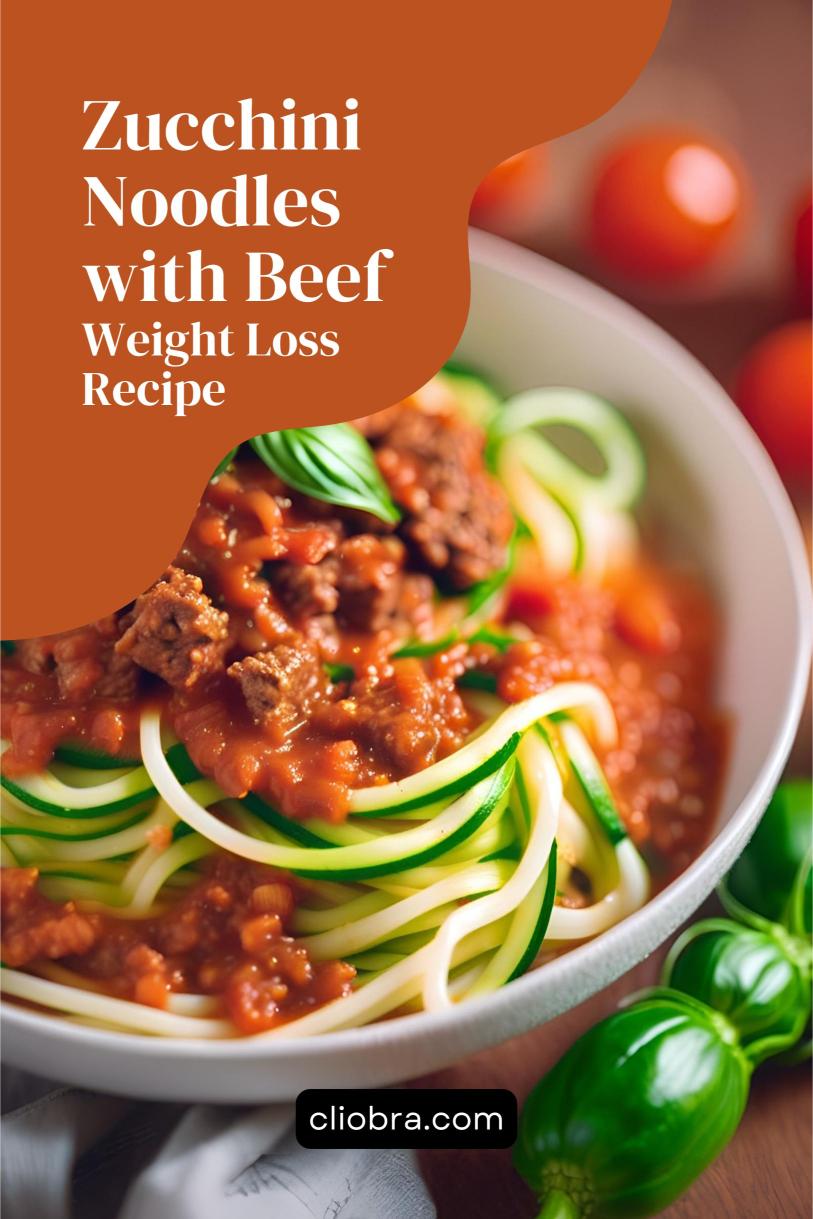 Zucchini Noodles with Beef Bolognese Sauce – A Delightful Weight Loss Recipe